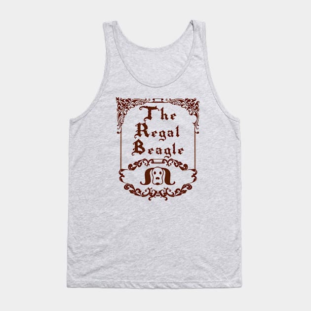 Regal Beagle Menu 1977 Tank Top by Alema Art